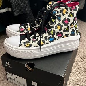 Converse hi-top platforms